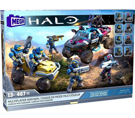 all halo mega bloks sets|MEGA Halo Multiplayer Mayhem Building Toy Kit.